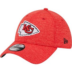 New Era Men's Kansas City Chiefs Logo Red 39Thirty Stretch Fit Hat