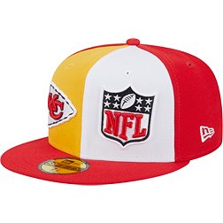 New Era Men's Kansas City Chiefs 2023 Sideline Pinwheel 59Fifty Fitted Hat