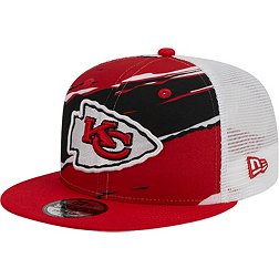 New Era Men's Kansas City Chiefs Tear Team Color 9Fifty Adjustable Trucker Hat