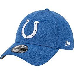 New Era Men's Indianapolis Colts Logo Blue 39Thirty Stretch Fit Hat