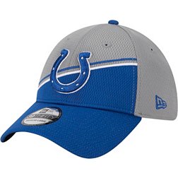 New Era Men's Indianapolis Colts 2023 Sideline Alternate Blue 39Thirty Stretch Fit Hat