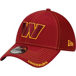 New Era Men's Washington Commanders Neo Red 39Thirty Stretch Fit Hat