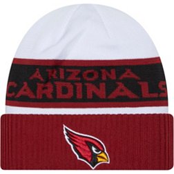 New Era Men's Arizona Cardinals 2023 Sideline White Tech Knit Beanie