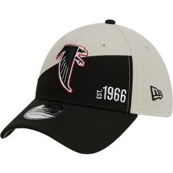 New Era Men's Atlanta Falcons 2023 Sideline Historic Black 39Thirty Stretch Fit Hat