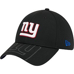 New Era Men's New York Giants Top Visor 39Thirty Black Stretch Fit Hat