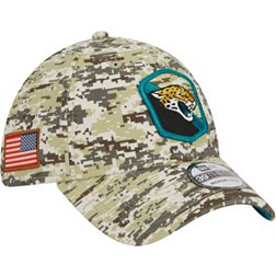 New Era Men's Jacksonville Jaguars 2023 Salute to Service 39Thirty Camo Stretch Fit Hat
