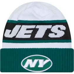 New Era Men's New York Jets 2023 Sideline White Tech Knit Beanie