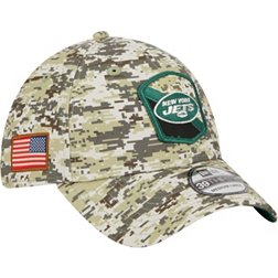 New Era Men's New York Jets 2023 Salute to Service 39Thirty Camo Stretch Fit Hat