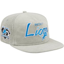 New Era Men's Detroit Lions Golfer Cord Grey Adjustable Snapback Hat