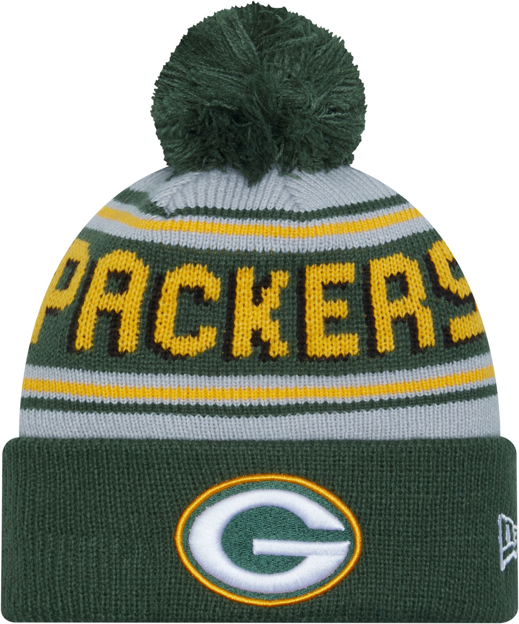 New Era Men's Green Bay Packers Green Cheer Knit Beanie