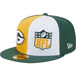 New Era Men's Green Bay Packers 2023 Sideline Pinwheel 59Fifty Fitted Hat