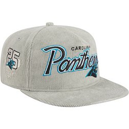 New Era Men's Carolina Panthers Golfer Cord Grey Adjustable Snapback Hat