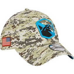 New Era Men's Carolina Panthers 2023 Salute to Service 39Thirty Camo Stretch Fit Hat