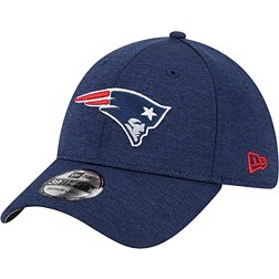 New Era Men's New England Patriots Logo Navy 39Thirty Stretch Fit Hat