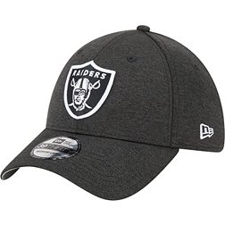 New Era Men's Las Vegas Raiders Logo Black 39Thirty Stretch Fit Hat