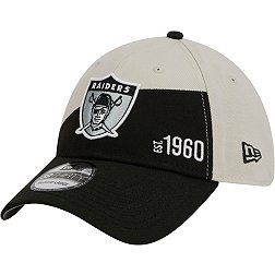 New Era Men's Las Vegas Raiders 2023 Sideline Historic Grey 39Thirty Stretch Fit Hat