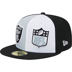 New Era Men's Las Vegas Raiders 2023 Sideline Pinwheel 59Fifty Fitted Hat
