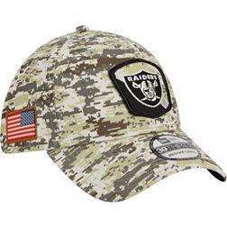 New Era Men's Las Vegas Raiders 2023 Salute to Service 39Thirty Camo Stretch Fit Hat