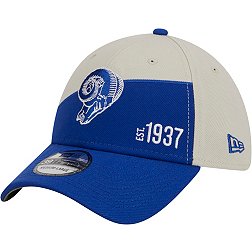 New Era Men's Los Angeles Rams 2023 Sideline Historic Blue 39Thirty Stretch Fit Hat