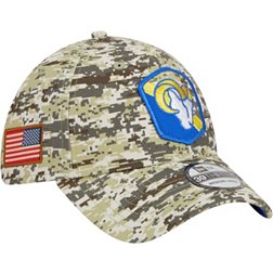 New Era Men's Los Angeles Rams 2023 Salute to Service 39Thirty Camo Stretch Fit Hat