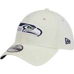 New Era Men's Seattle Seahawks Classic 39Thirty Chrome Stretch Fit Hat