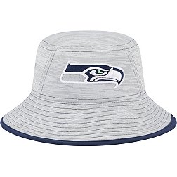 New Era Men's Seattle Seahawks Game Adjustable Grey Bucket Hat