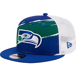New Era Men's Seattle Seahawks Tear Team Color 9Fifty Adjustable Trucker Hat