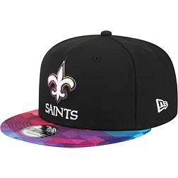 New Era Men's New Orleans Saints 2023 Crucial Catch Black 9Fifty Adjustable Hat