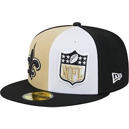 New Era Men's New Orleans Saints 2023 Sideline Pinwheel 59Fifty Fitted Hat