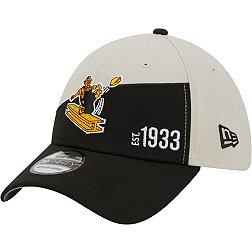 New Era Men's Pittsburgh Steelers 2023 Sideline Historic Black 39Thirty Stretch Fit Hat