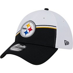 New Era Men's Pittsburgh Steelers 2023 Sideline Team Color 39Thirty Stretch Fit Hat