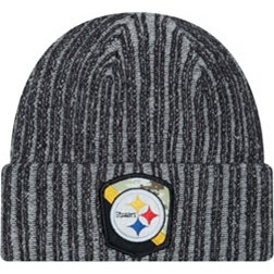New Era Men's Pittsburgh Steelers 2023 Salute to Service Black Knit Beanie