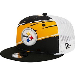 New Era Men's Pittsburgh Steelers Tear Team Color 9Fifty Adjustable Trucker Hat