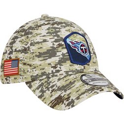 New Era Men's Tennessee Titans 2023 Salute to Service 39Thirty Camo Stretch Fit Hat