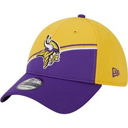 New Era Men's Minnesota Vikings 2023 Sideline Alternate Purple 39Thirty Stretch Fit Hat