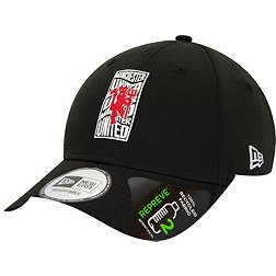 New Era Adult Manchester United 2024 Wordmark 9Forty Black Adjustable Hat