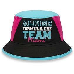 New Era Alpine Racing Black Miami Travel Bucket Hat