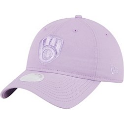 New Era Women's Milwaukee Brewers Light Purple 9Twenty Adjustable Hat