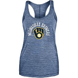 47 Women's Milwaukee Brewers Blue Celeste Long Sleeve T-Shirt