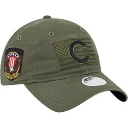 New Era Women's Armed Forces Day 2023 Chicago Cubs Olive 9Twenty Adjustable Hat
