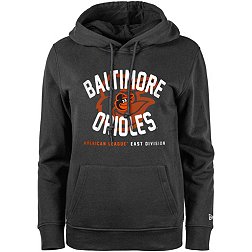 New Era Apparel Women's Baltimore Orioles Black Pullover Hoodie
