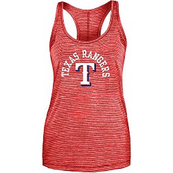 New Era Women's Texas Rangers Red Activewear Tank Top