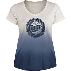 Mlb Minnesota Twins Women's Short Sleeve V-neck Fashion T-shirt : Target