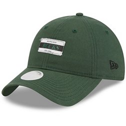 New Era Women's Milwaukee Bucks Green Stamp 9Twenty Adjustable Hat