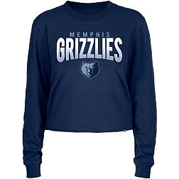 New Era Women's Memphis Grizzlies Blue Logo Long Sleeve Shirt