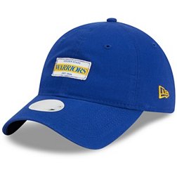 New Era Women's Golden State Warriors Blue Stamp 9Twenty Adjustable Hat