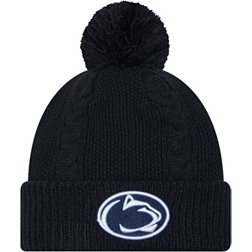 New Era Women's Penn State Nittany Lions Blue Cable Knit Beanie