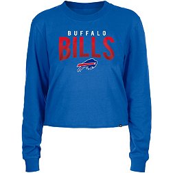 New Era Women's Buffalo Bills Royal Sporty Long Sleeve Crop Top