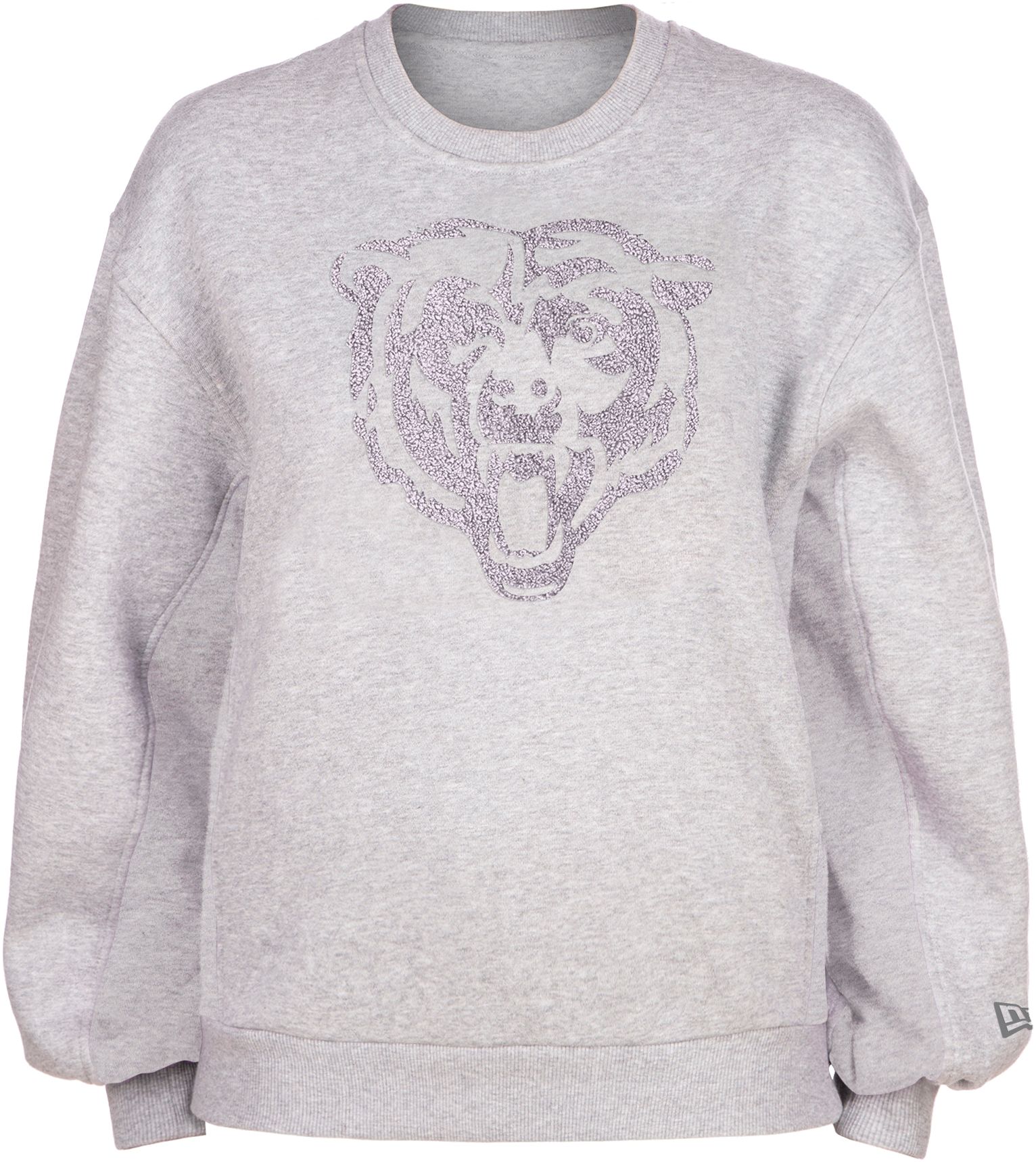 Women's '47 Gray Chicago Bears Get Loud Jada Long Sleeve T-Shirt Size: Small