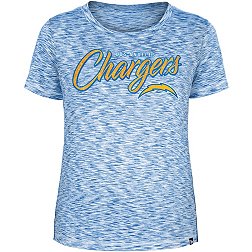 New Era Women's Los Angeles Chargers Space Dye Glitter Royal T-Shirt